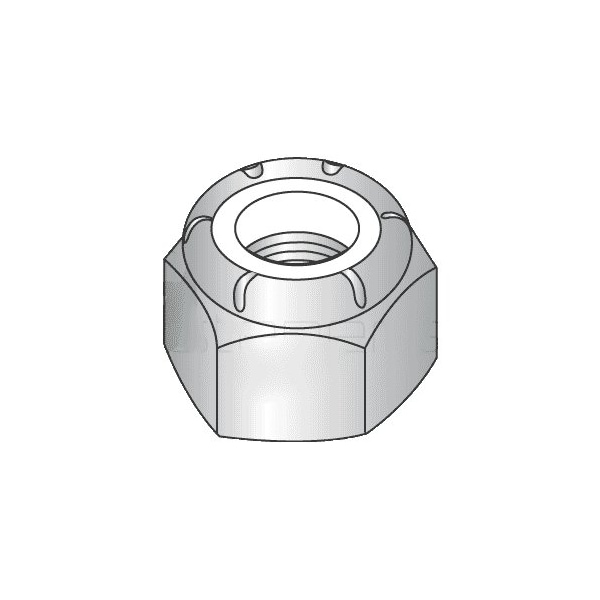 Newport Fasteners Nylon Insert Lock Nut, #5-40, 316 Stainless Steel, Not Graded, 100 PK 964744-PR-100 - main